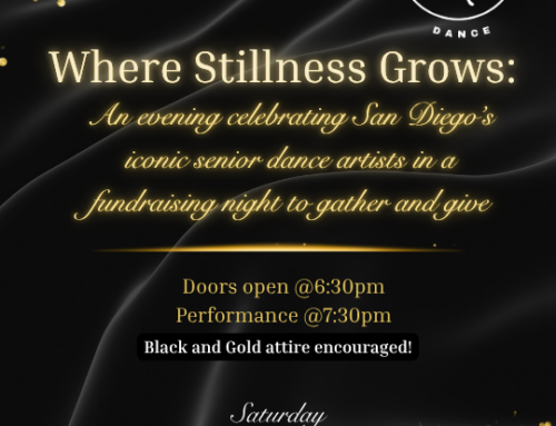 2026 MPD Where Stillness Grows: An Evening Celebrating San Diego’s Iconic Senior Dance Artists in a Fundraising Night to Gather and Give